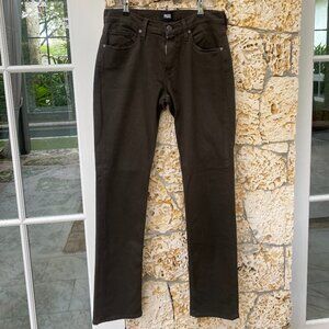 Olive Green Denim Jeans from Paige